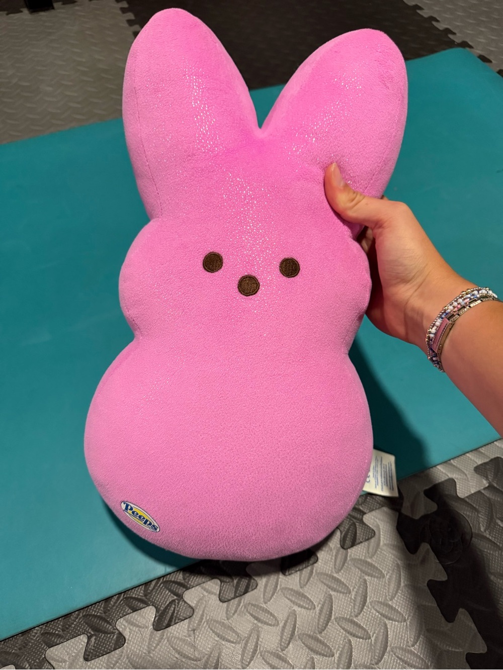 Build-A-Bear Pink Bunny Plush (Peeps Style)